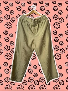 Madewell tapered Huston Pull-on crop pants